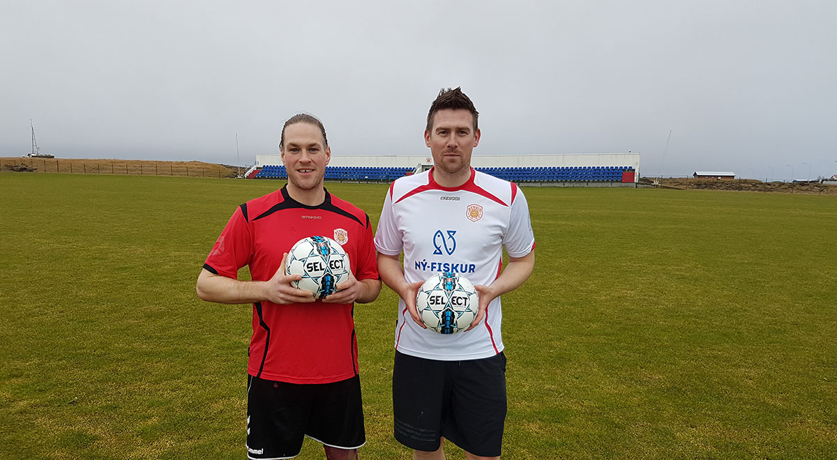 Rúnar Þór Gissurarson og Haraldur Freyr Guðmundsson